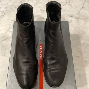 Prada Sport Boots - good condition. leather upper, rubber sole.  Size 39